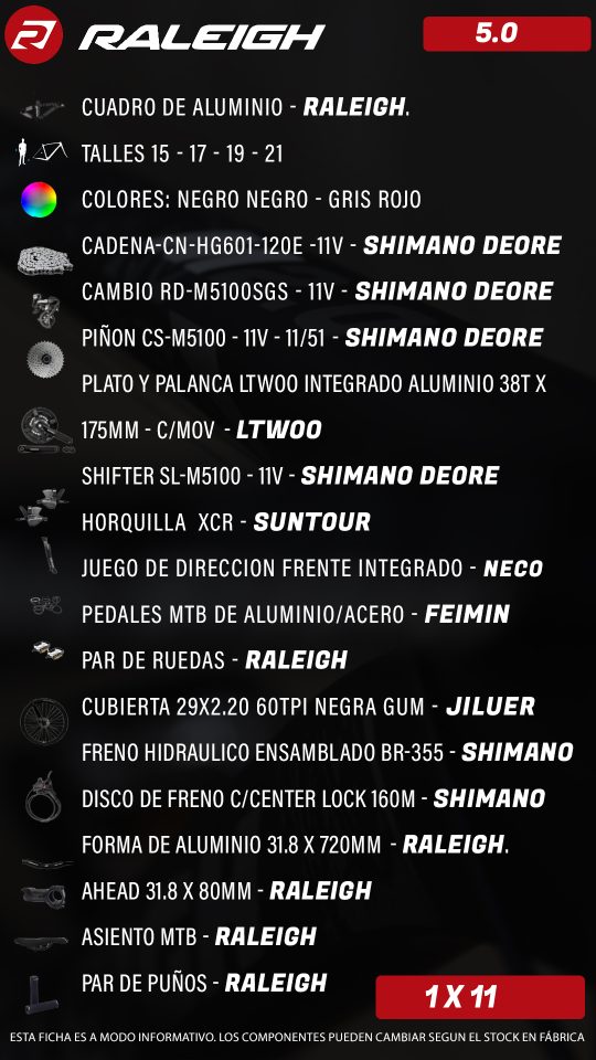 BIN5.0 FICHA TECNICA
