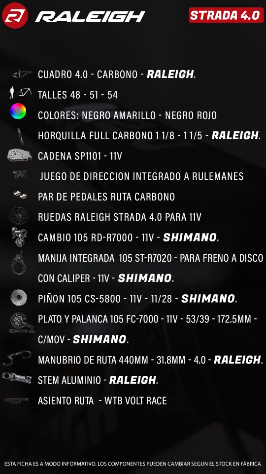 BINSTRADA 4.0 FICHA TECNICA